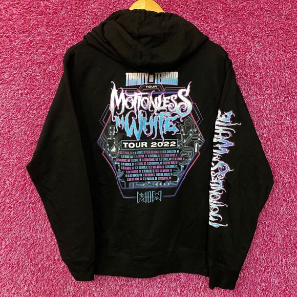 Motionless in white trinity of terror tour 2022 hoodie size Small - Picture 4 of 4